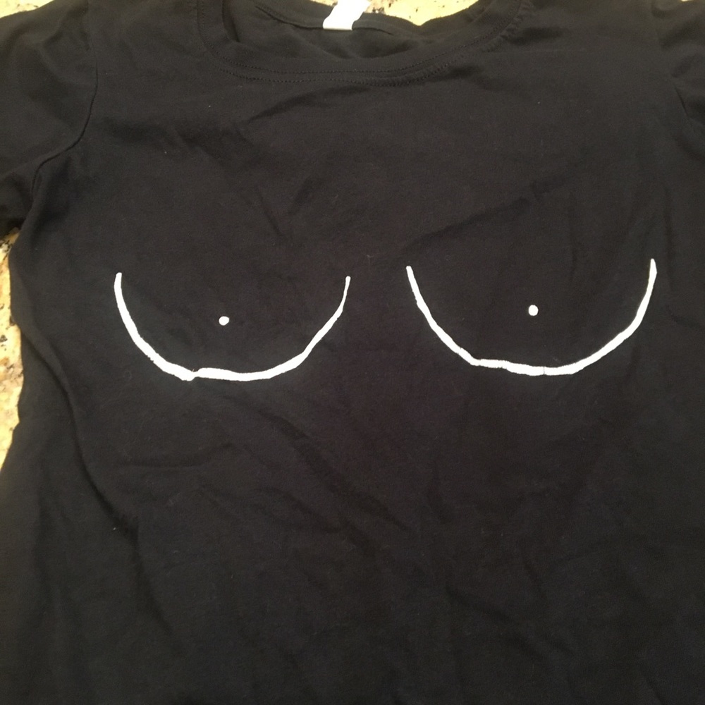 Black “Tit” Tee size Small tee is used but in good condition
